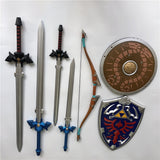 Zelda Link Sky Shield and Sky Sword and Bow Cosplay PU Props