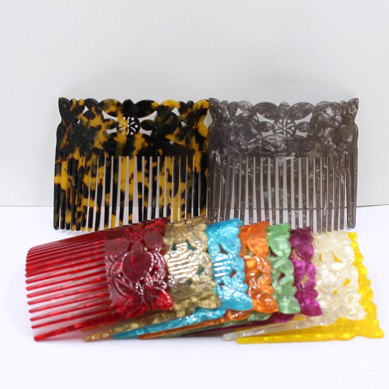 Brincos Flamencos Acetic Acid Plate Hair Combs