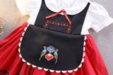 Baby Bavarian Dirndl Dress Children Oktoberfest Costumes German Baby Girl Heidi Costume