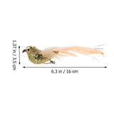 6pcs Christmas Tree Bird Xmas Ornaments