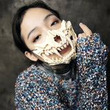 Animal Skeleton Masks Soft Half Face Mask Costume Prop Cosplay