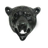 Black Bear Cast Iron Beer Opener Wall Mounted