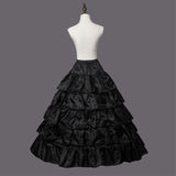 5-layer Lolita Petticoat Skirt Drawstring Adjustable Height and Waist