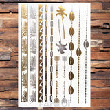 Gold Temporary Tattoos
