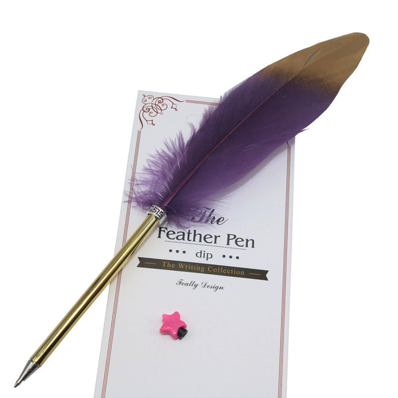 Feathery Fun Ballpoint Pens
