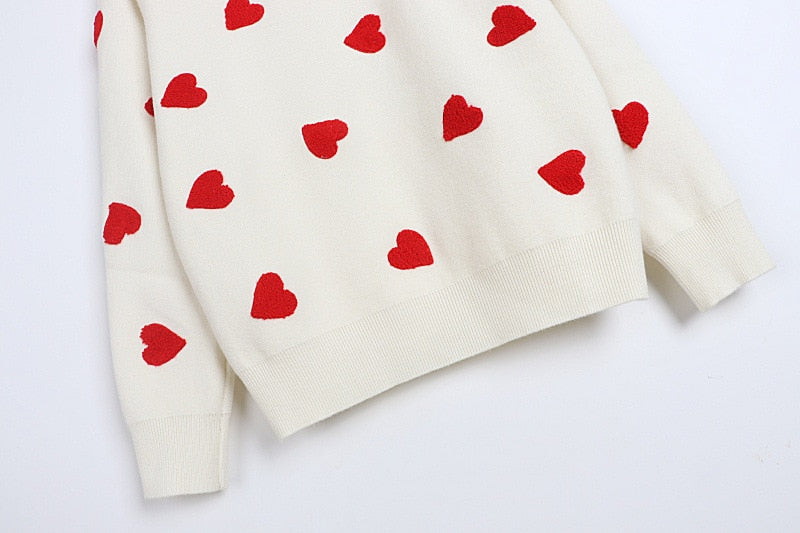 Love Confetti Heart Sweater