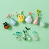Mini Ceramics Vase Fridge Magnets