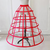 Lolita Birdcage Bustle Victorian Cage Petticoat Skirt 5 Hoops