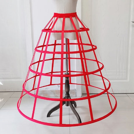Lolita Birdcage Bustle Victorian Cage Petticoat Skirt 5 Hoops