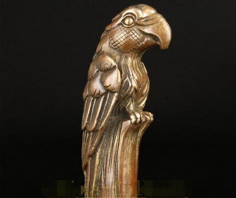 Lucky Cockie Brass Walking Stick Handle