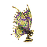 Church Fairy Enamel Brooch
