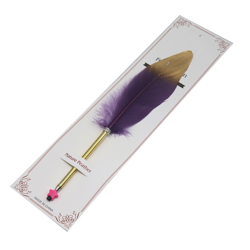 Feathery Fun Ballpoint Pens