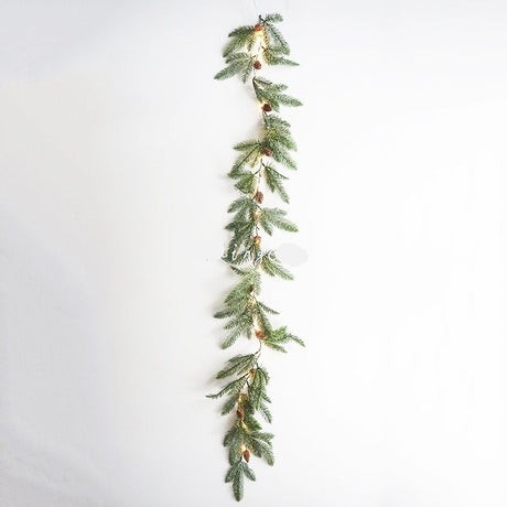 Christmas Pine Cone String Lights Garland LED Fairy Lights