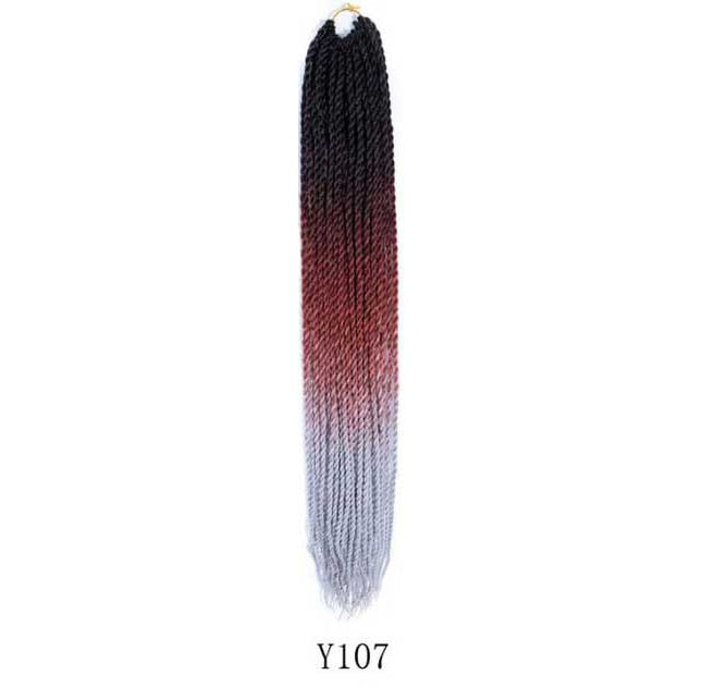 Mermaid Hair Extensions Twist Crochet Braided Hair 30 Strands