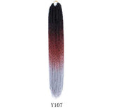 Mermaid Hair Extensions Twist Crochet Braided Hair 30 Strands