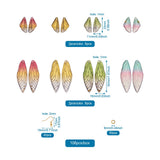 Make Your Own Handmade Fairy Resin Butterfly Wing Earrings Kits