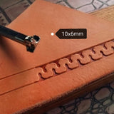 Leather Carving Embossing Tool DIY Leather Printing Stamp
