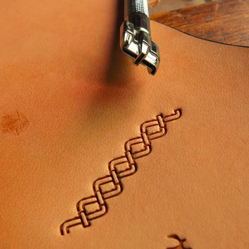 Leather Carving Embossing Tool DIY Leather Printing Stamp