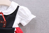 Baby Bavarian Dirndl Dress Children Oktoberfest Costumes German Baby Girl Heidi Costume