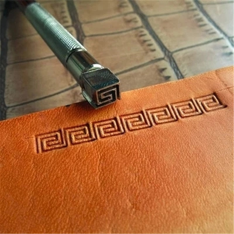 Leather Carving Embossing Tool DIY Leather Printing Stamp
