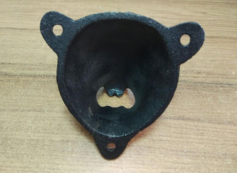 Black Bear Cast Iron Beer Opener Wall Mounted