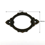 5pcs Antique Medicine Drawer Cabinet Label Frame Card Holders