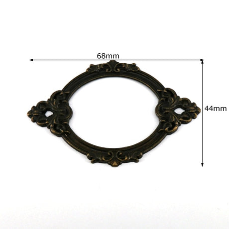 5pcs Antique Medicine Drawer Cabinet Label Frame Card Holders