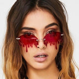 Rimless Dripping Sunglasses