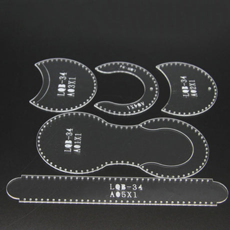 DIY Leather Coin Purse Stencil Template Tool DIY Set