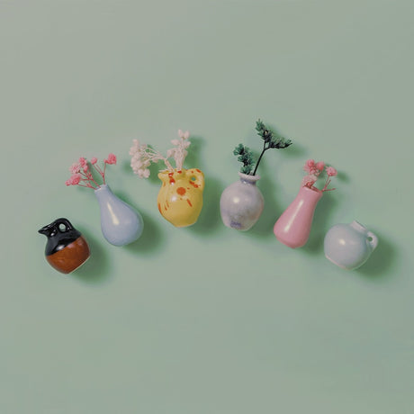 Mini Ceramics Vase Fridge Magnets