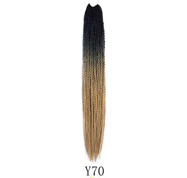 Mermaid Hair Extensions Twist Crochet Braided Hair 30 Strands