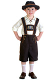 3Pcs/Set Kids Boys Oktoberfest Outfit Child Lederhosen Cosplay