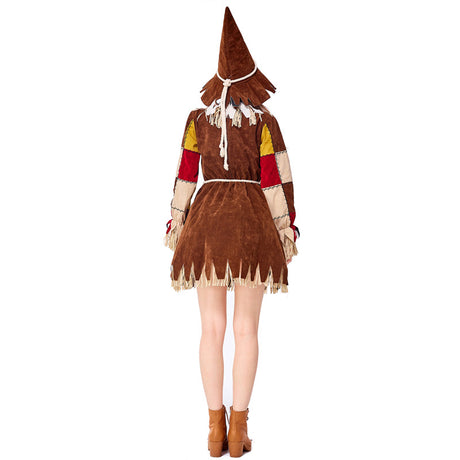 The Wizard of Oz Scarecrow Adult Women Cosplay Costume