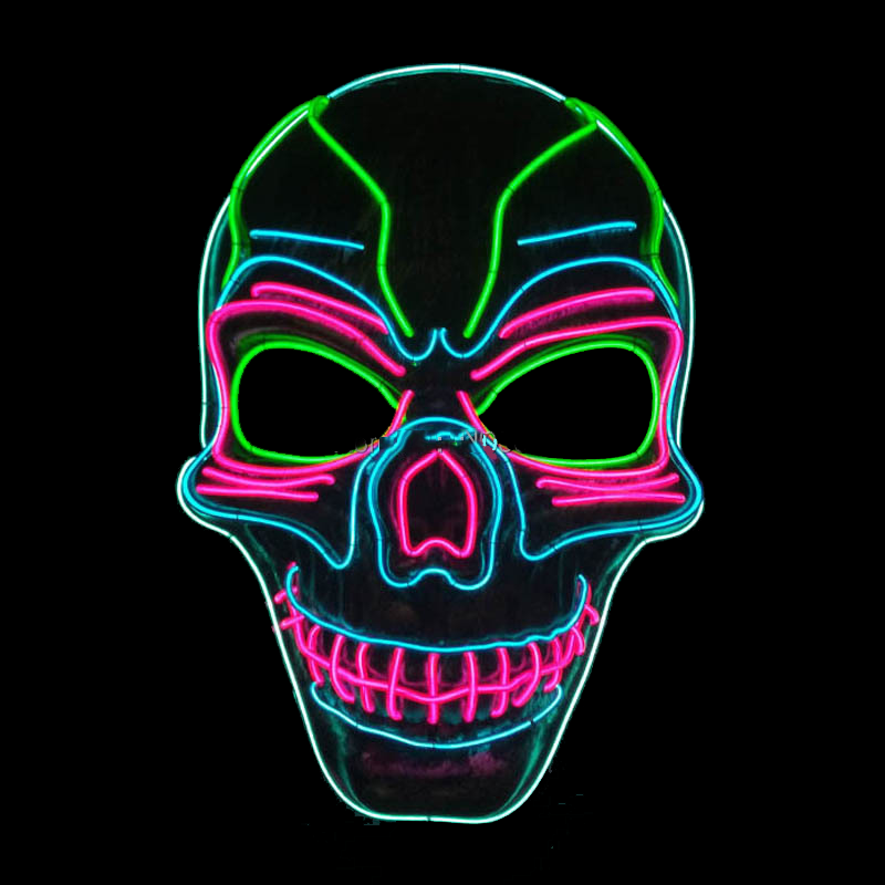 Glowing Cosplay LED Joker Masks