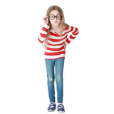 Where's Wally Costume Book Week Outfit Stripe Shirt Hat Glasses