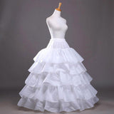 5-layer Lolita Petticoat Skirt Drawstring Adjustable Height and Waist