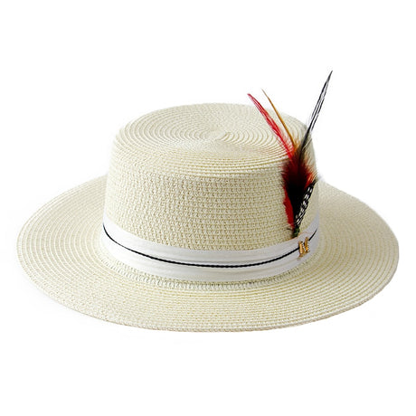 Natural Feathers Hat Decoration