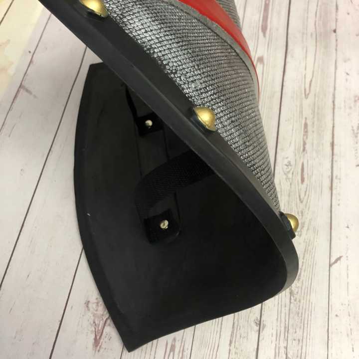 Red Crusader Knight Shield PU Armour Kids Cosplay Prop