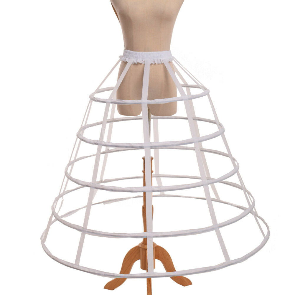 Lolita Birdcage Bustle Victorian Cage Petticoat Skirt 5 Hoops