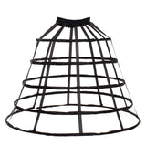 Lolita Birdcage Bustle Victorian Cage Petticoat Skirt 5 Hoops