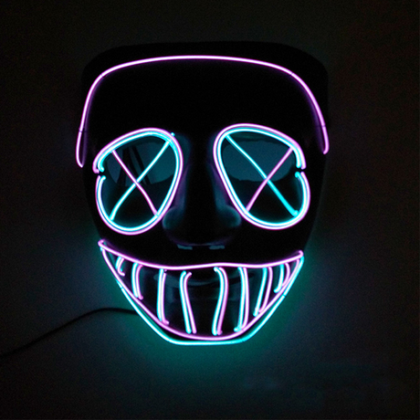 Glowing Cosplay LED Joker Masks