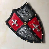 Fleur de Lis and Lion Knight Shield PU Armour Cosplay Prop
