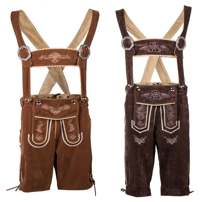 Bavarian Lederhosen German Oktoberfest Mens Cosplay Costume