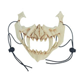 Animal Skeleton Masks Soft Half Face Mask Costume Prop Cosplay