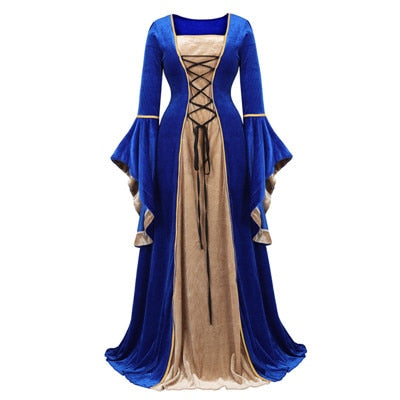 Velvet Irish Renaissance Dress Medieval Victorian Costume Dress