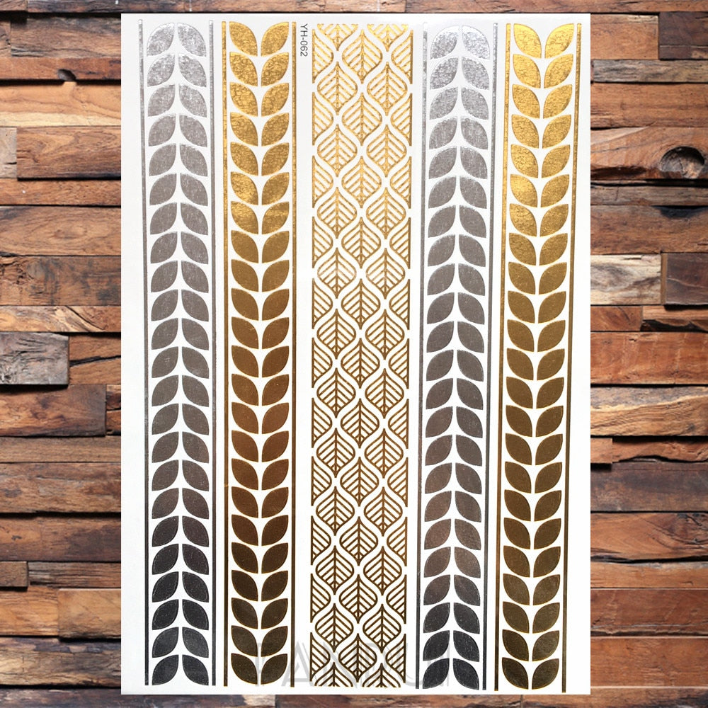 Gold Temporary Tattoos