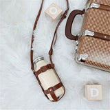 Medieval Flask Carry Strap Leather Drink Bottle Holder