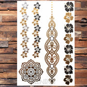 Gold Temporary Tattoos