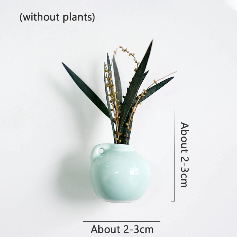 Mini Ceramics Vase Fridge Magnets