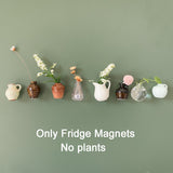 Mini Ceramics Vase Fridge Magnets